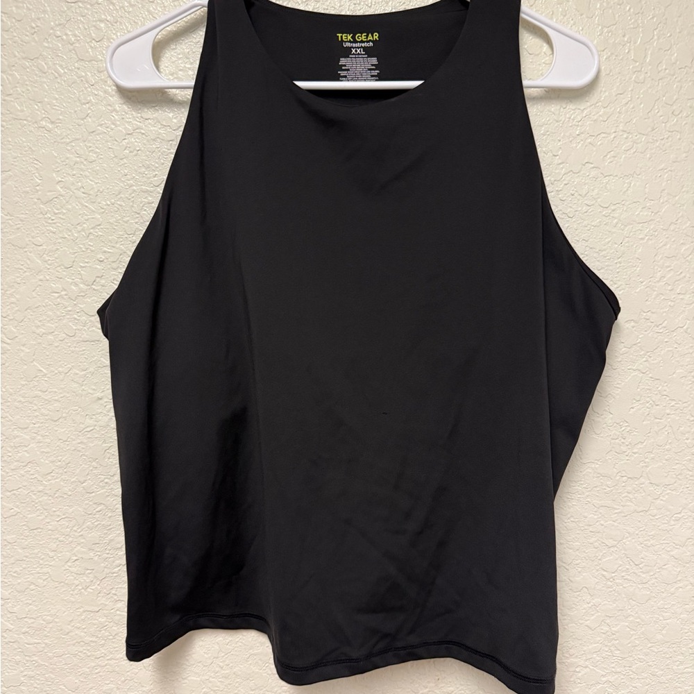 TEK GEAR Women's Black Tank Top Size XXL